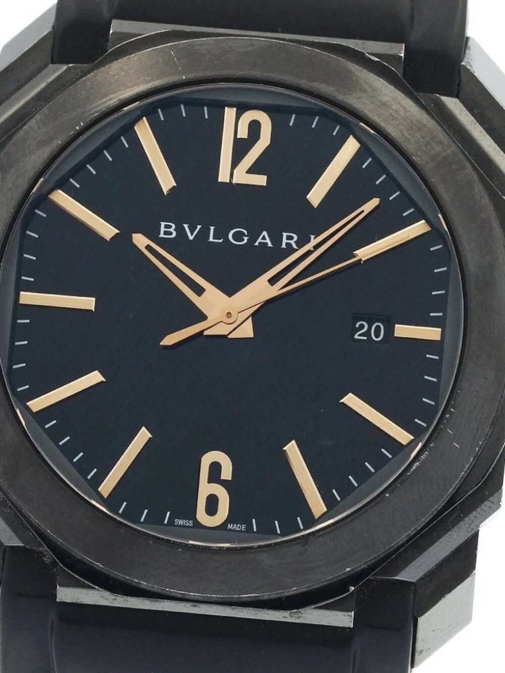 BVLGARI Okto Ultra Nero BGO41S Date black Dial Automatic Men's Watch_948499